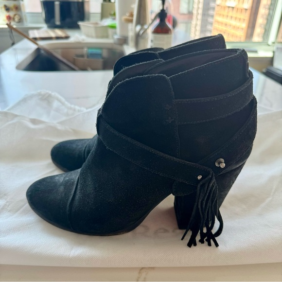 Rag & Bone Harrow Suede Fringe Bootie - Picture 3 of 5